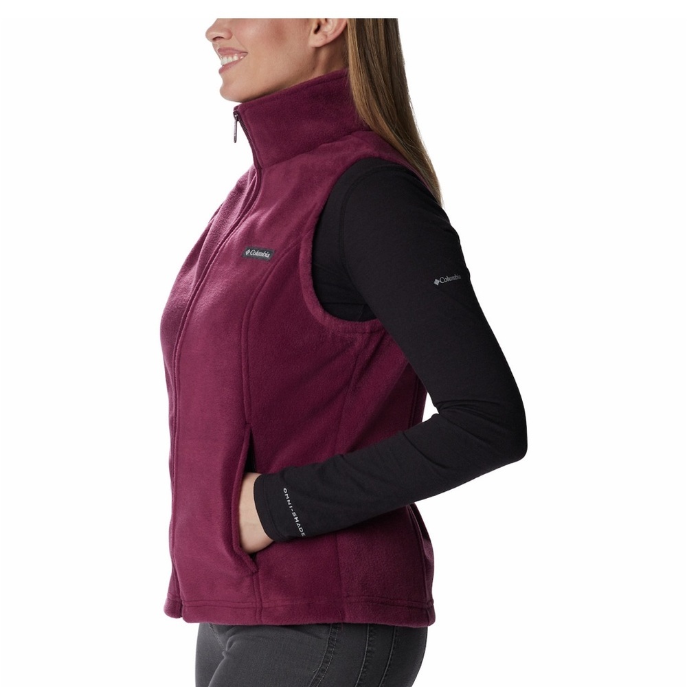 Columbia Benton Springs Maroon Vest, XS